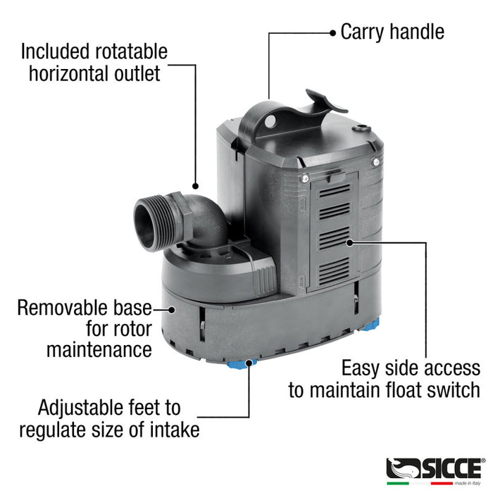 Sicce Ultra 9000 Utility Pump (2250 GPH)