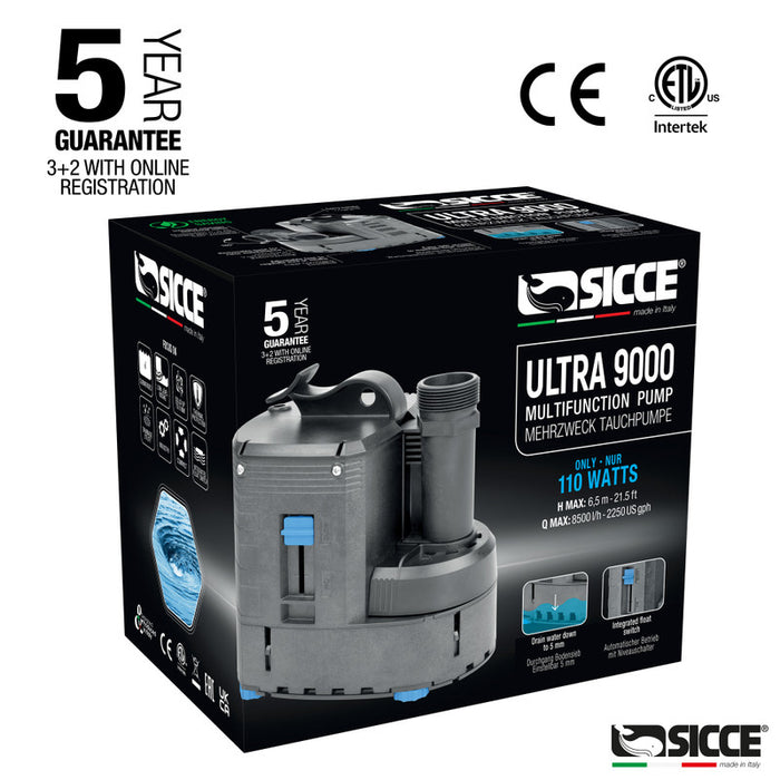 Sicce Ultra 9000 Utility Pump (2250 GPH)