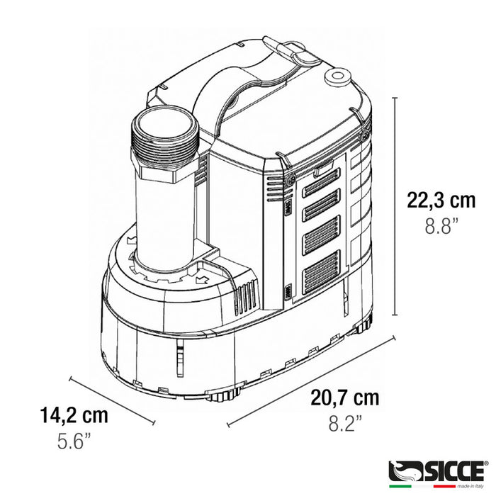 Sicce Ultra 9000 Utility Pump (2250 GPH)