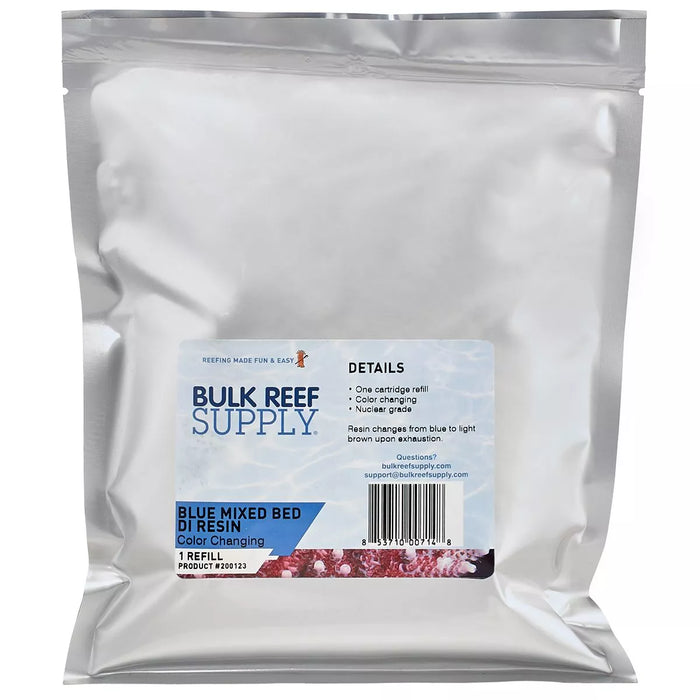 Bulk Reef Supply Bulk Deionization Resin (Color Changing) One Cartridge Refill (1.25 lbs.)