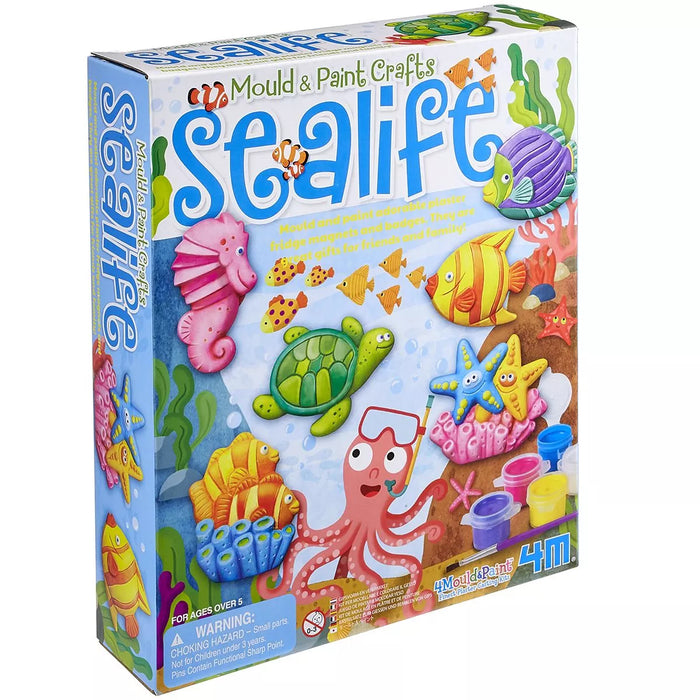 4M Mould & Paint Crafts: Sealife