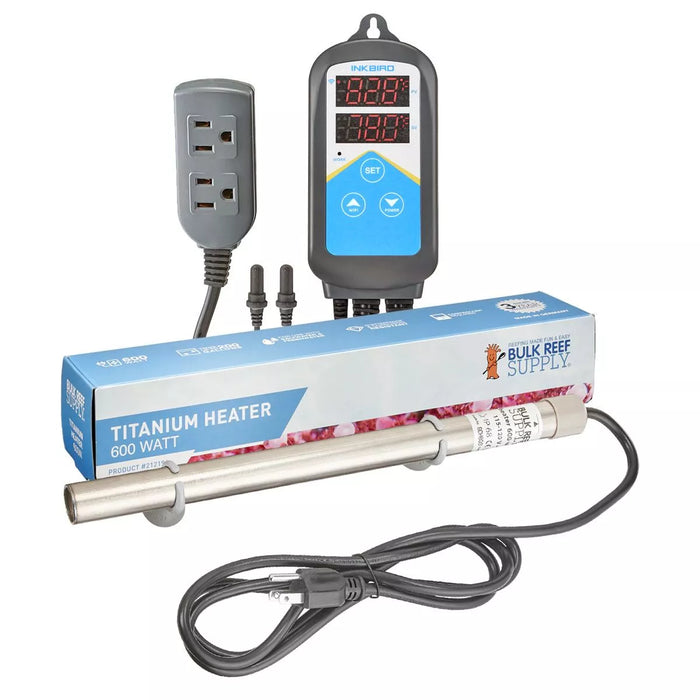 Bulk Reef Supply 600W Titanium Aquarium Heater System - WiFi