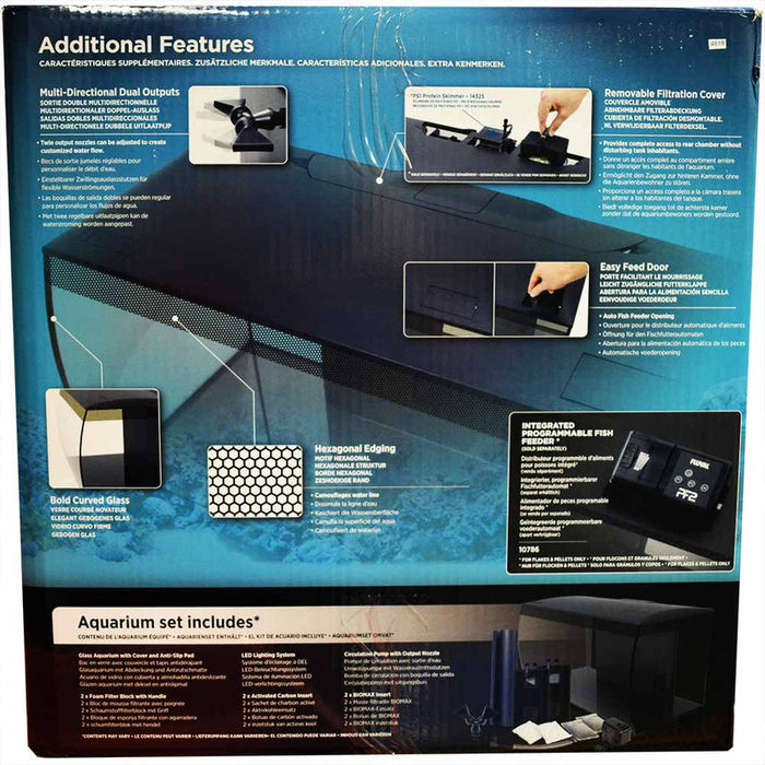 Fluval Saltwater Flex 32.5 Gallon Aquarium - Black