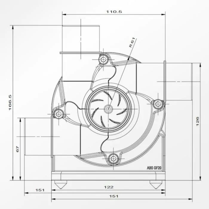 Abyzz A200 IPU 3,800GPH Controllable DC Pump