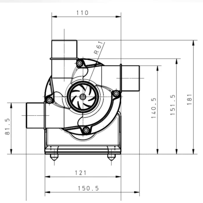 Abyzz 400 10M US 110vac DC Pump