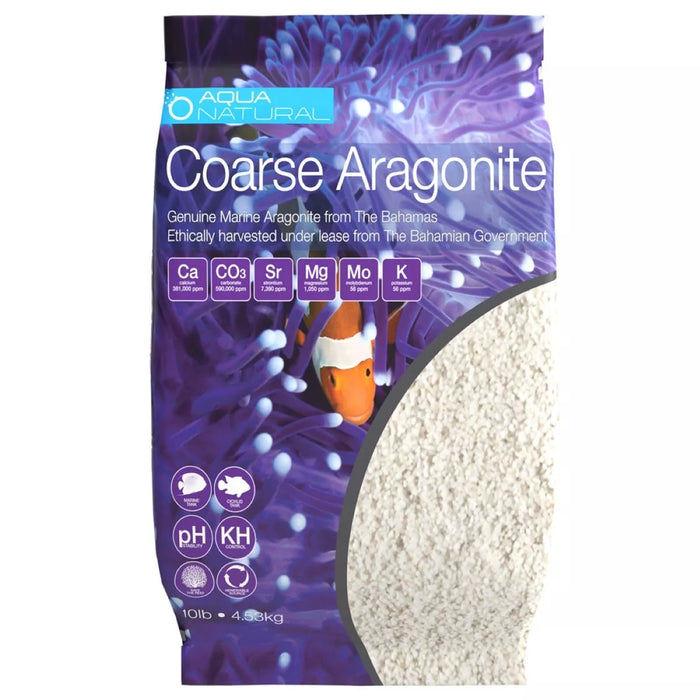 Aqua Natural Coarse Aragonite Sand (20lbs)