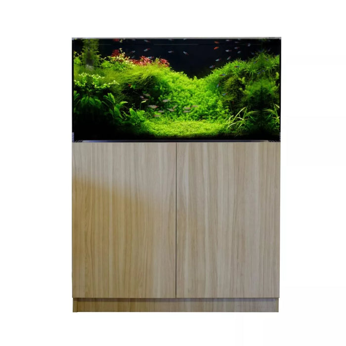 LiquidArt LiquidArt Fresh Acrylic Aquarium w/ Cabinet (56 Gallons) Wood Grain