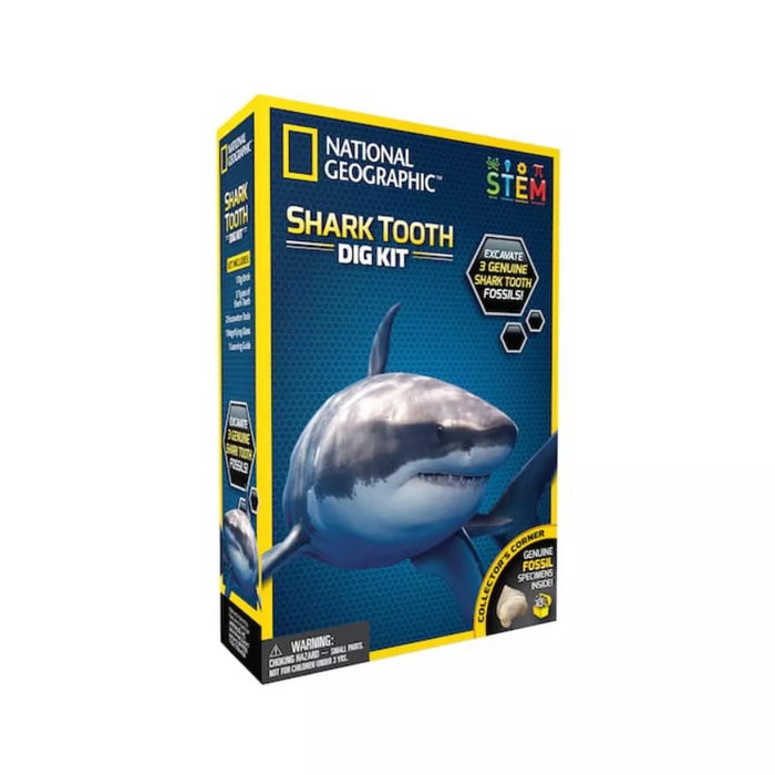 National Geographic STEM Shark Tooth Dig Kit