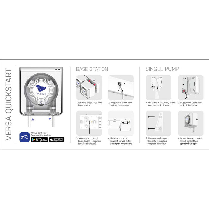 EcoTech Marine 4-Pack of Versa Dosing Pumps with Base Station